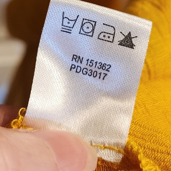 Indigo Rose Women's Dress Mustard yellow long sleeve with Lining Size 3xl plus - Picture 5 of 7